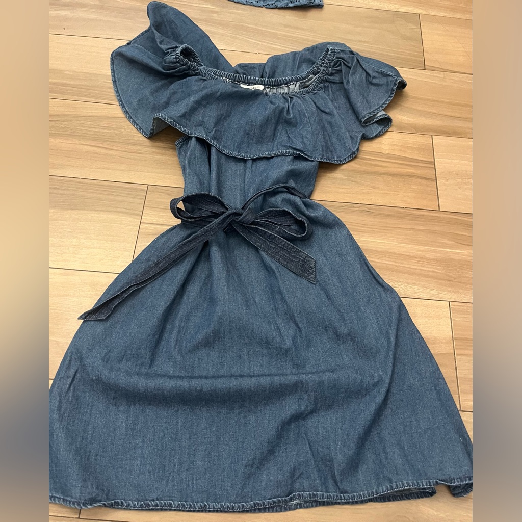 Denim Dress L 14 Brand Bebe Original 120 Selling75